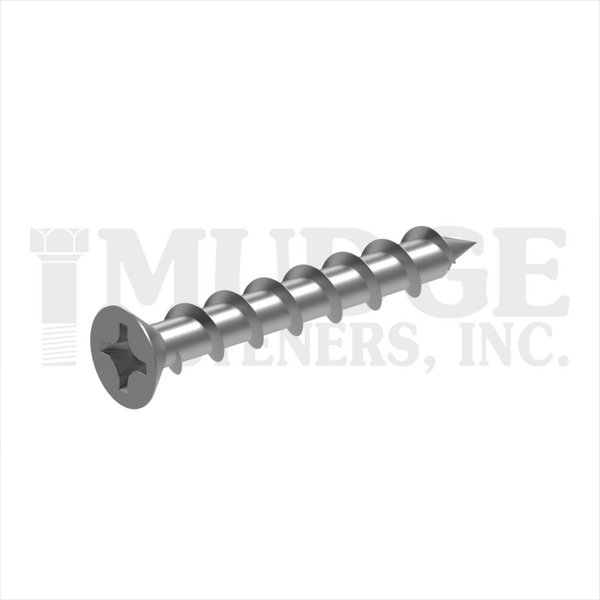 1020617C100ZC #6X1" PHIL FLAT PARTICLE BOARD SCREW TYPE 17 ZINC PLATED