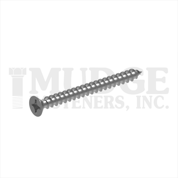 10206A150SS #6X1-1/2 PHILLIPS FLAT SMS STAINLESS