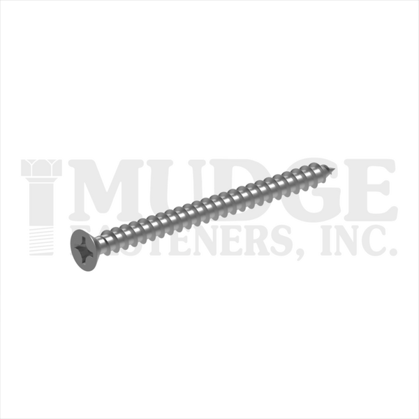 10206A175SS #6X1-3/4 PHILLIPS FLAT SMS STAINLESS