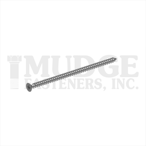 10210A0400SS #10X4 PHILLIPS FLAT SMS STAINLESS STEEL