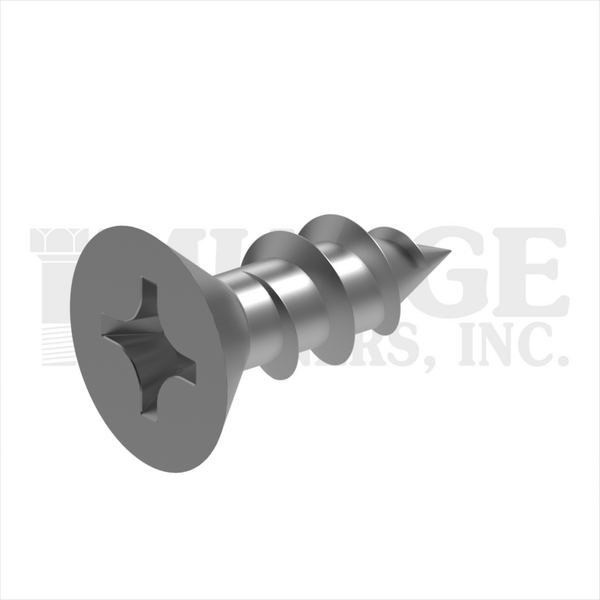 10210A050SS316 #10 X 1/2 PHIL FLAT SMS 316 STAINLESS