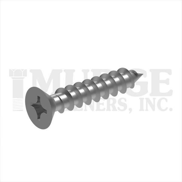 10210A100SS #10X1 PHILLIPS FLAT SMS STAINLESS STEEL