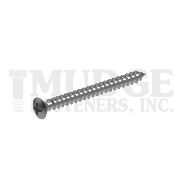 10310A200SS #10X2 PHILLIPS OVAL SMS STAINLESS STEEL