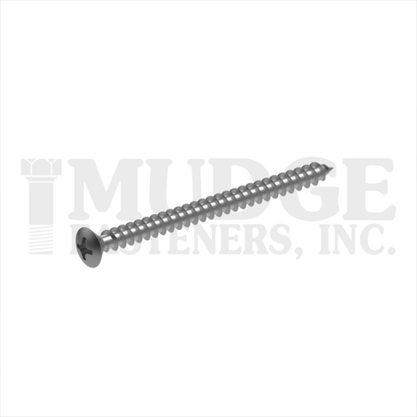 10310A250SS #10X2-1/2 PHILLIPS OVAL SMS STAINLESS STEEL