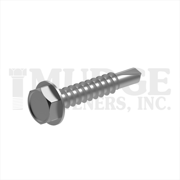 13710T100SSP100 10 X 1 HEX WASHER SELF DRILL STAINLESS 100 PER BOX