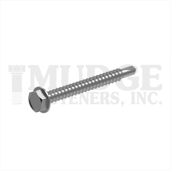 13710T175SS #10X1-3/4 HEX WASHER SELF DRILL STAINLESS