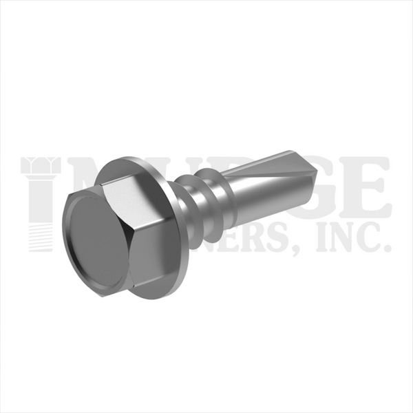 13712T062SS #12X5/8" HEX WASHER SELF-DRILL 410 STAINLESS