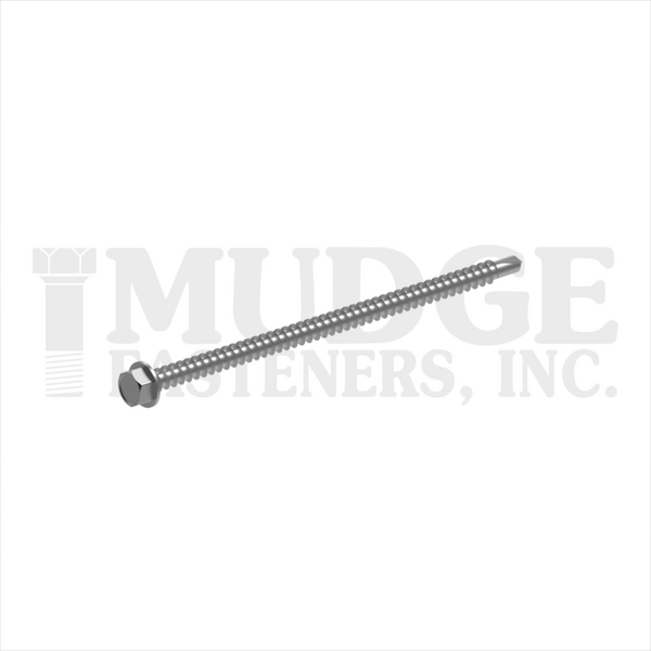 13714T500SS #14X 5 HEX WASHER SELF DRILL STAINLESS