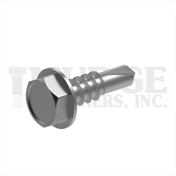 137TX10T062SG #10X5/8 HEX WASHER"HIGH HEAD"  SELFDRILL SG DOMESTIC ELCO 6000/BX DB426 STALGARD COATING