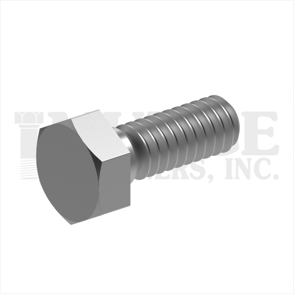 201025C0068BO 1/4-20X11/16 HEX BOLT A307 BLACK