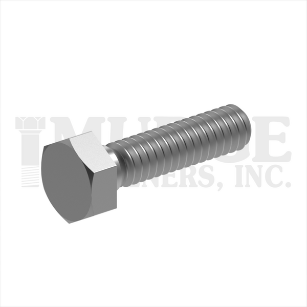 201025C0100SSGP 1/4-20 X 1 HEX BOLT STAINLESS STEEL W/ GREEN PAINTED HEAD