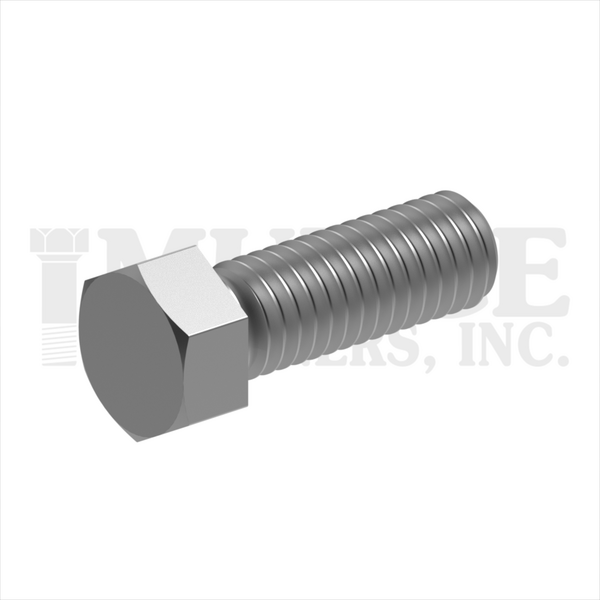 201043C0125BO 7/16-14X1-1/4 HEX BOLT A307 BLACK OXIDE