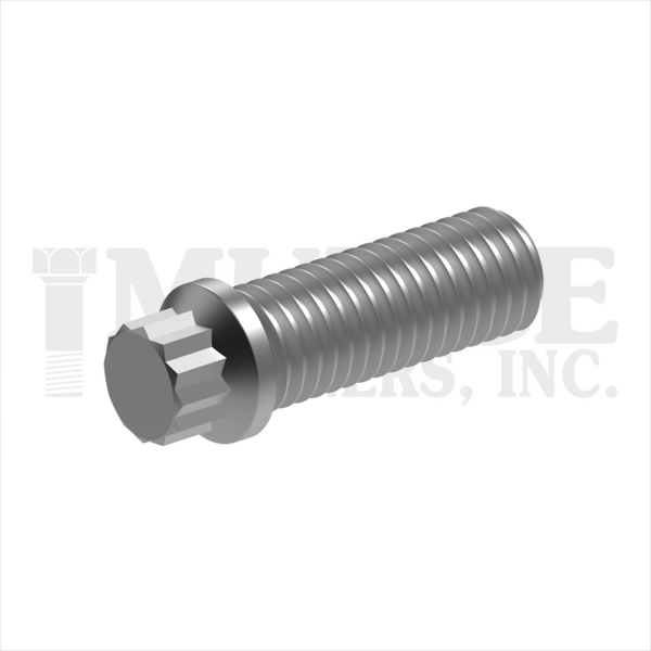 212031C0100Z2 5/16-18 X 1"  12PT. FLANGE SCREW ZINC YELLOW