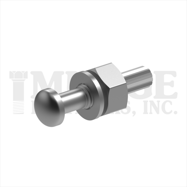 217075C0250PN 3/4-10X2-1/2 DOME A325 TENS.CONTROL BOLT ASSEMBLED W/2H NUTS & F436 WASHERS PLAIN