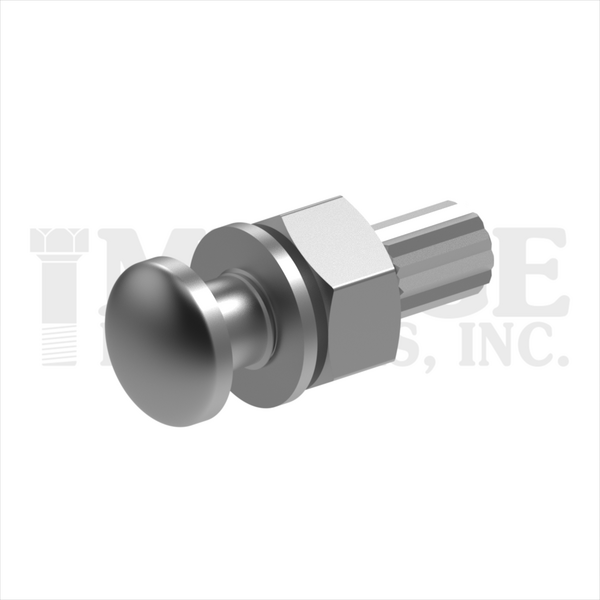 217087C0225PN 7/8-9X2-1/4 DOME A325 TENS. CONTROL BOLT ASSEMBLED W/2H NUTS & F436 WASHERS PLAIN