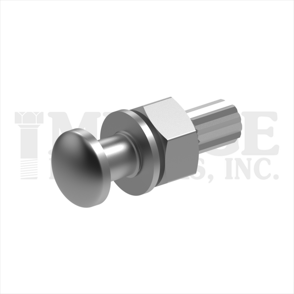 217087C0250PN 7/8-9X2-1/2 DOME A325 TENS. CONTROL BOLT ASSEMBLED W/2H NUTS & F436 WASHERS PLAIN