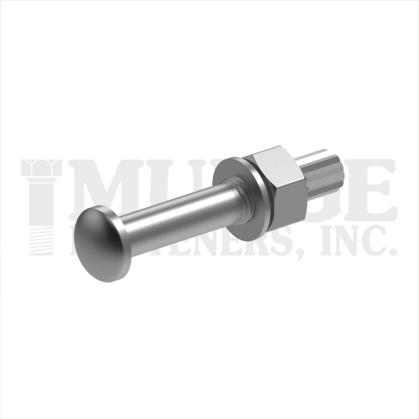 217100C0550PN 1"-8X5-1/2" DOME A325 TENSION CONTROL BOLT ASSEMBLED W/DH NUTS & F436 WASHERS PLAIN