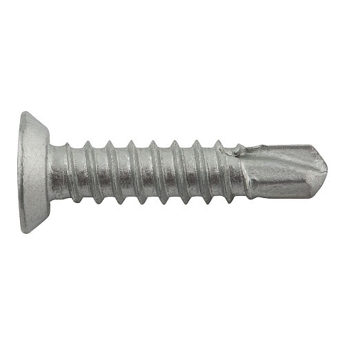 132DF25T400SG 1/4-20 x 4" Dril-Flex Undercut Flat Head Structural Self-Drilling Screws