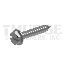 #10X1 SLOTTED HEX WASHER SMS STAINLESS