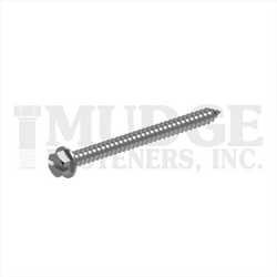 #12X2-1/2 SLOT HEX WASHER HEAD SMS STAINLESS STEEL