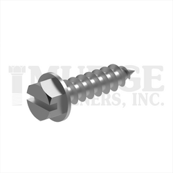 #14X1 SLOTTED HEX WASHER SMS STAINLESS