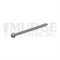 #14 X 4" SLOT HEX WASHER SMS STAINLESS