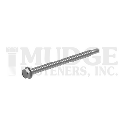 #12 X 3" HEX WASHER SELF DRILL 410 SS