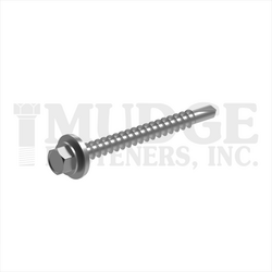 12 X 1 1/2  HWH  SEALING SELF-DRILL W/ SEALING WASHER STAINLESS STEEL