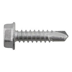 #8-18 x 1" Bi-Flex Hex Washer Head Self-Drilling Screws #2 Point