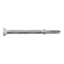 #12-24 x 2-13/16" Bi-Flex Self-Drilling Screws with Wings #5 Point